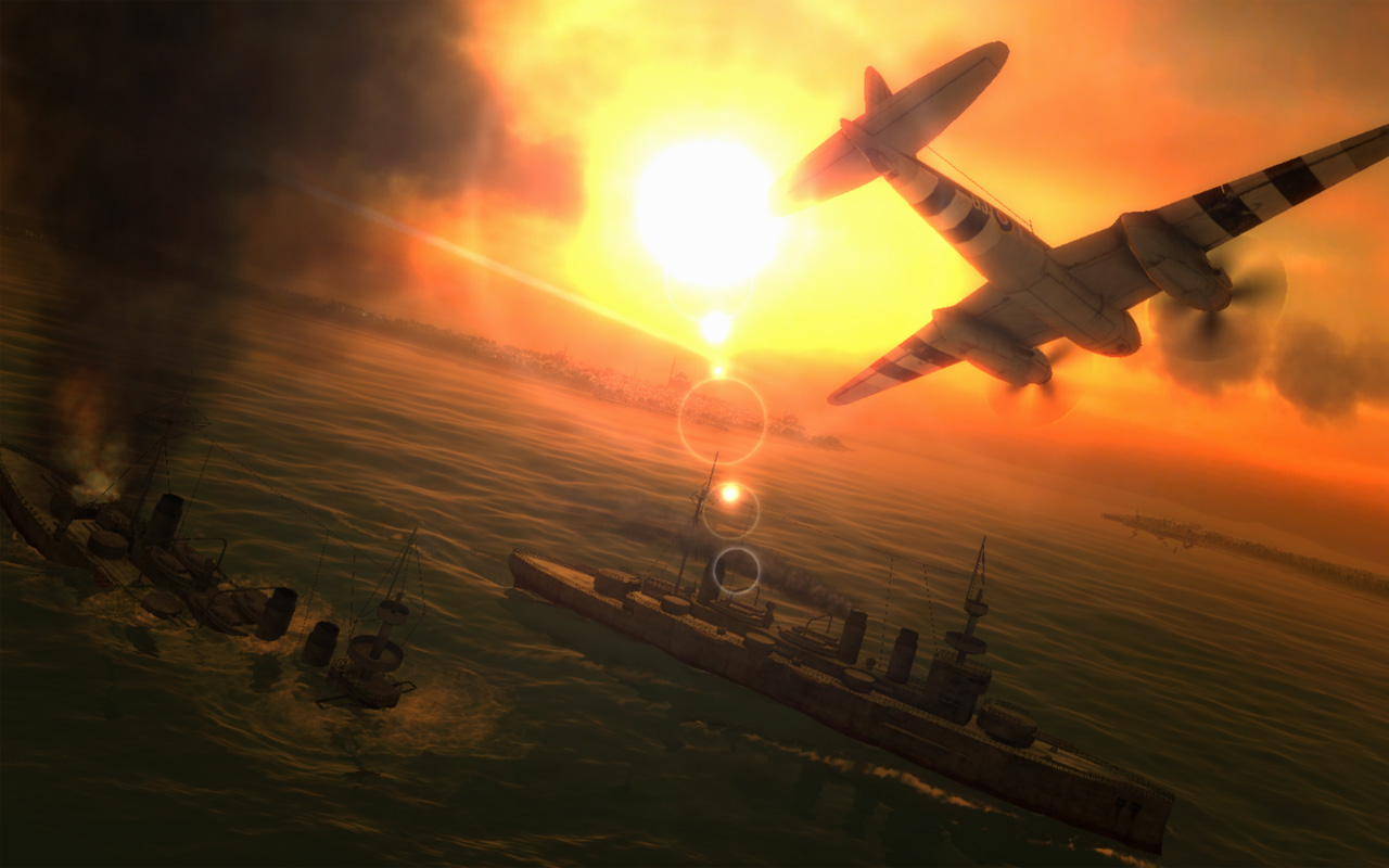 Voos altos na Nintendo Switch com Air Conflicts: Double Pack