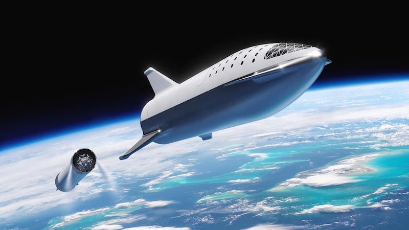 Elon Musk revelou as primeiras images reais do SpaceX Starship de testes