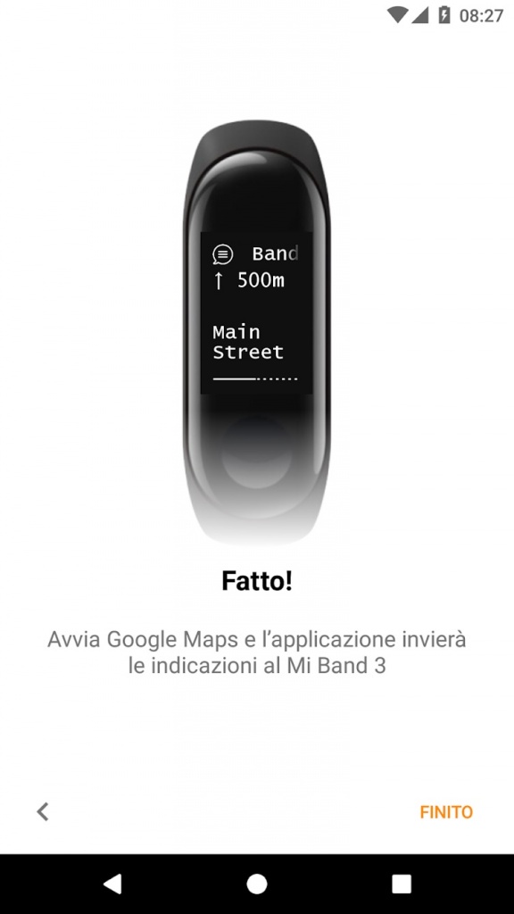 Xiaomi Mi Band 3 Google Maps notificações smartband