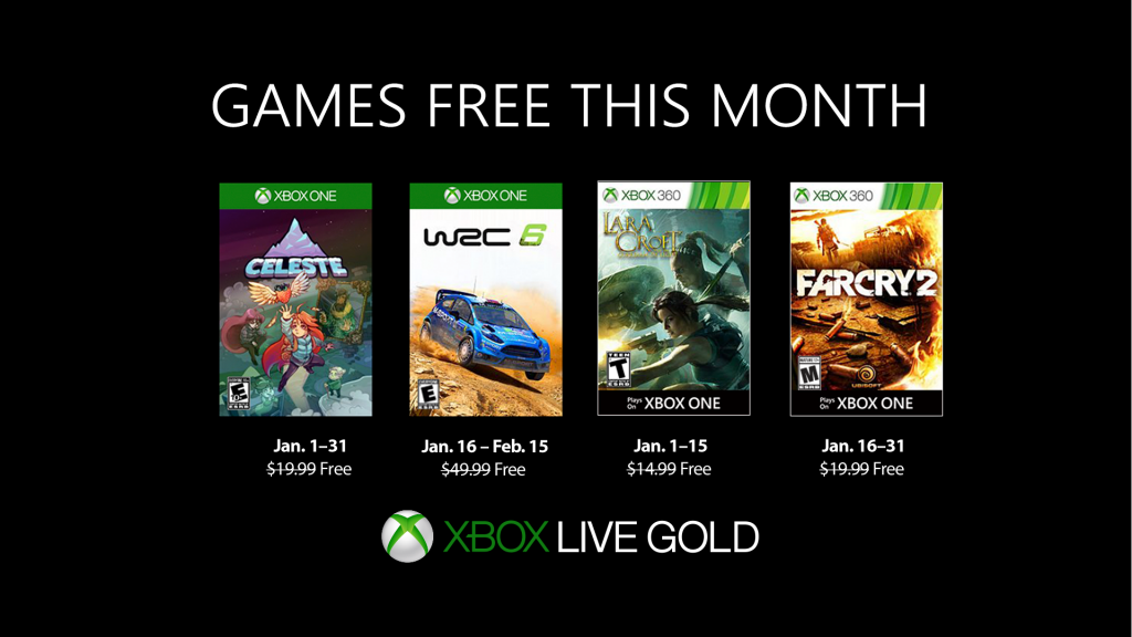 Games with Gold – Janeiro de 2019