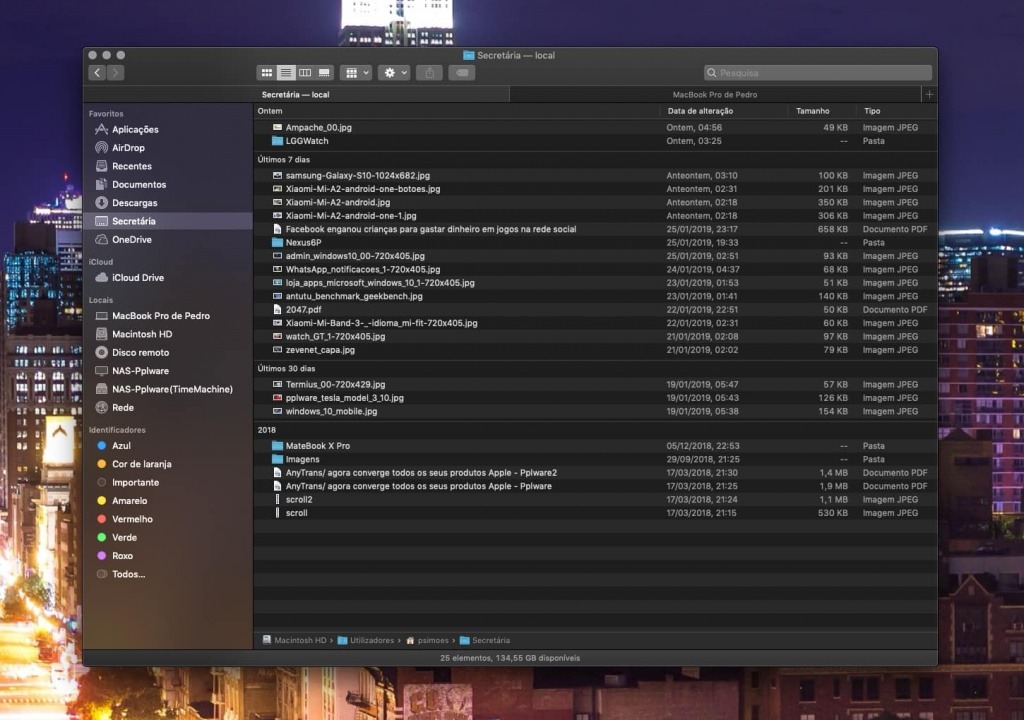 dark mode macOS Apple utilizadores vista