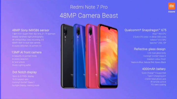 Xiaomi Redmi Note 7 Pro telemóvel Android