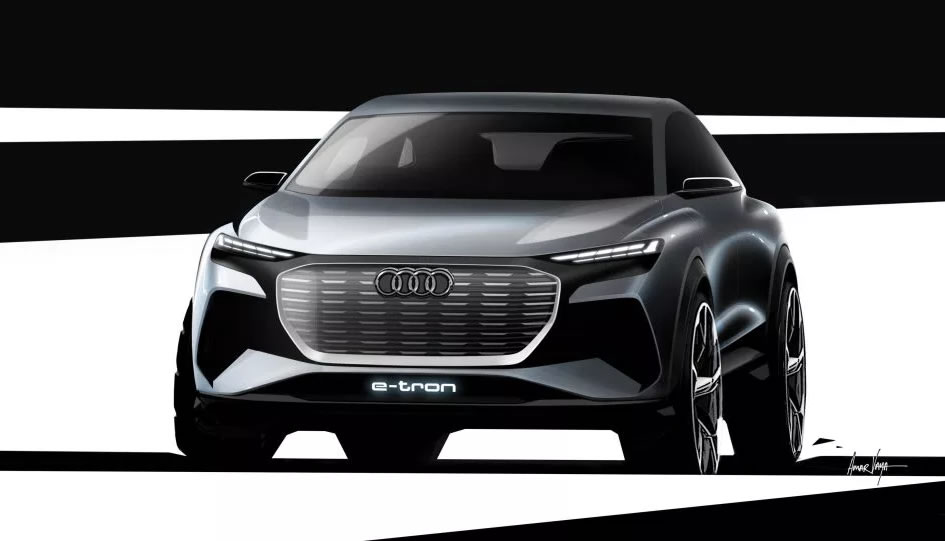 Audi revela o design do Q4 e-tron – novo SUV compacto totalmente elétrico
