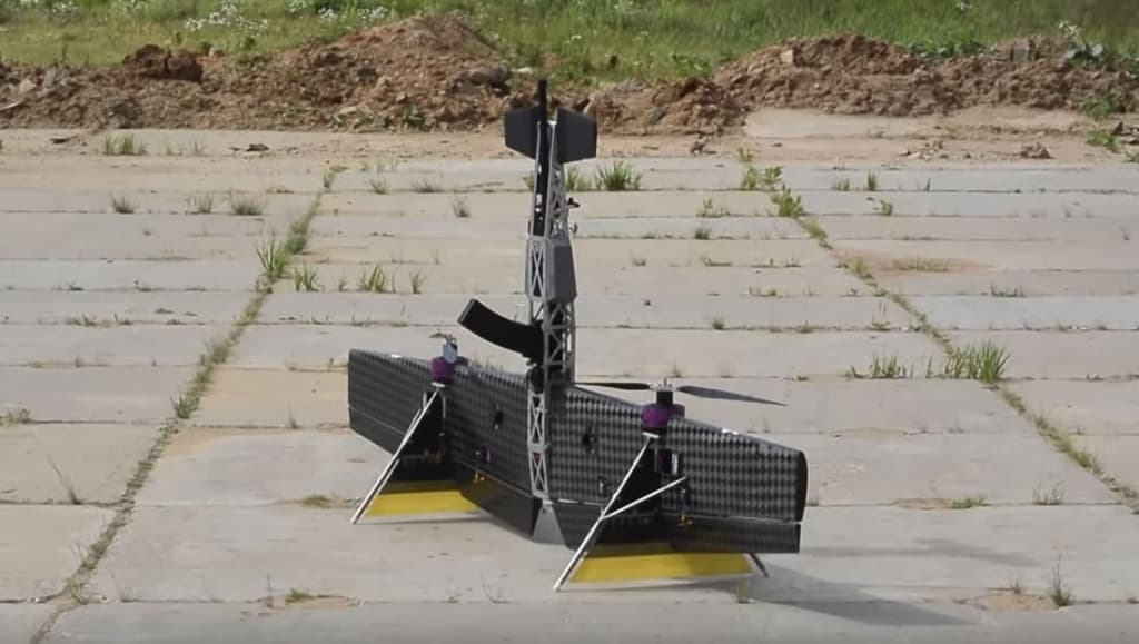Rússia: Drone com espingarda é um tremendo pesadelo voador (vídeo)