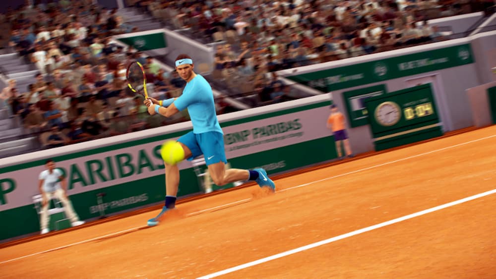 Vai uma partida de ténis com Tennis World Tour Roland-Garros Edition?