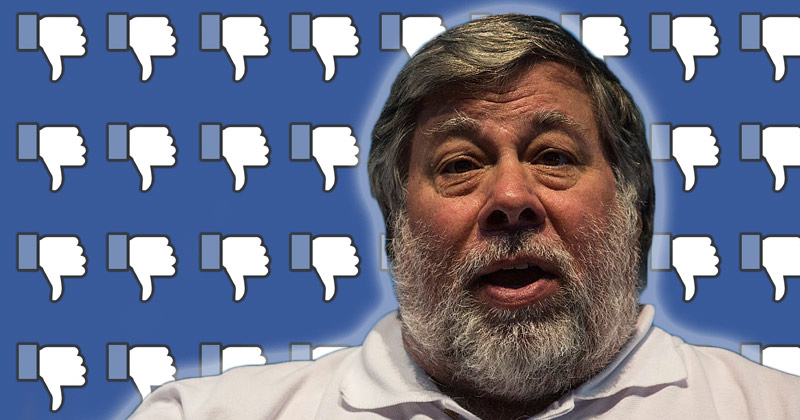 Steve Wozniak pede às pessoas que deixem o Facebook