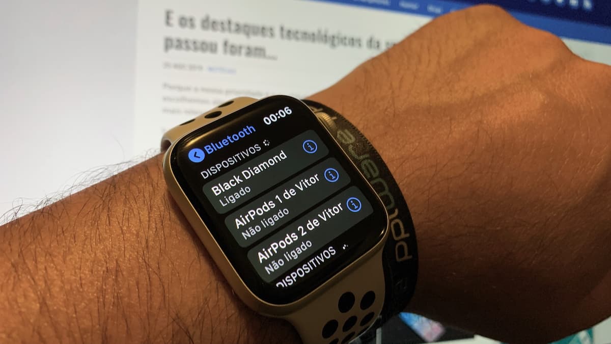 Dica: Como emparelhar uns auscultadores com o Apple Watch