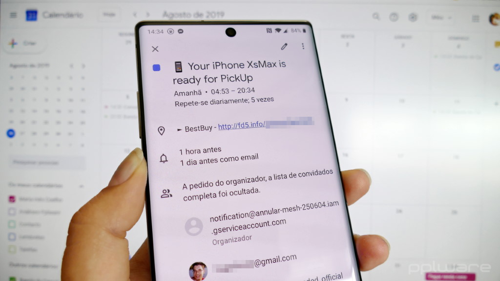 Calendário Google: Como impedir que a sua conta seja invadida com spam