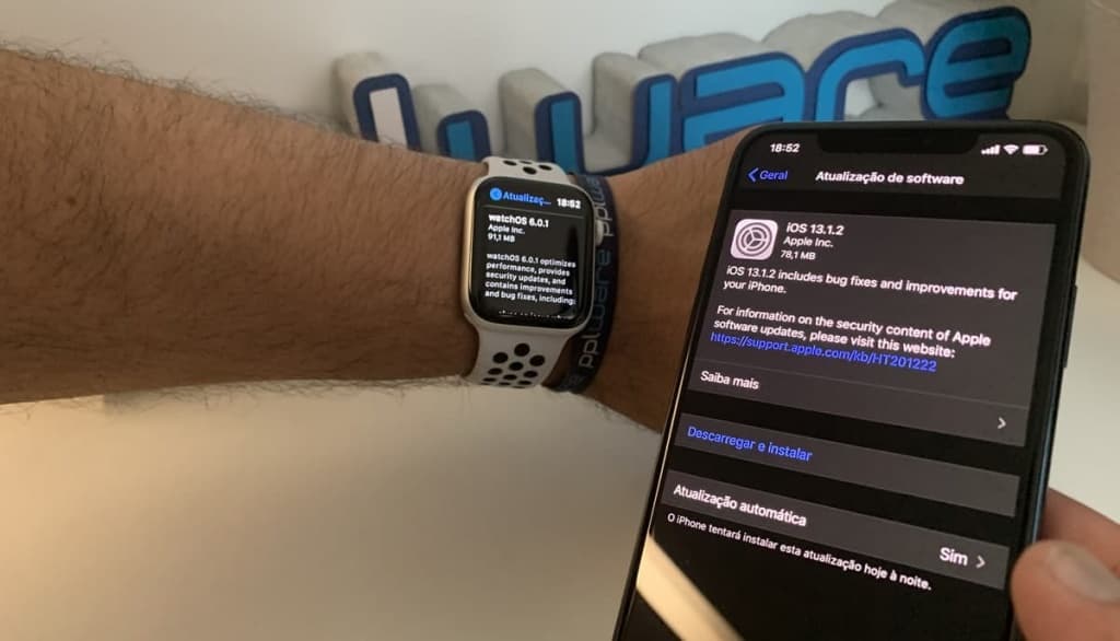 Apple lança iOS 13.1.2 e watchOS 6.0.1 para iPhone e Apple Watch
