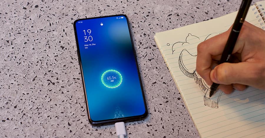 Oppo revela tecnologia de carregamento rápido de 65 watt