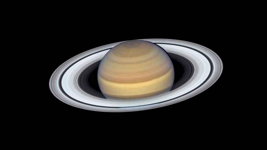 Hubble acabou de captar uma imagem nova e impressionante de Saturno… nem parece real!