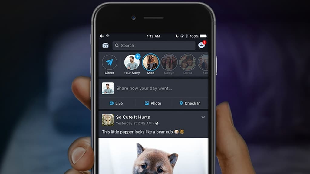 Facebook está a estrear o dark mode na sua app para Android