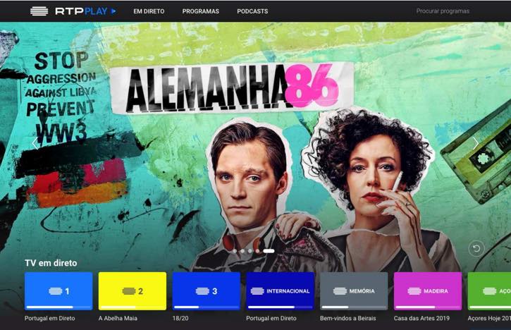 Nova app RTP Play: RTP1, RTP2, RTP3 e mais de 150 000 conteúdos