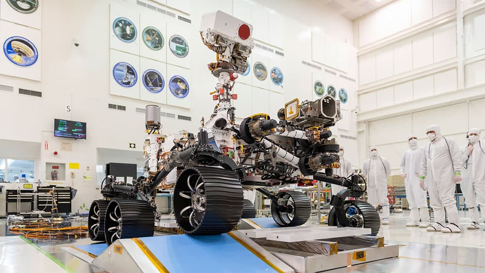 NASA mostra imagens do novo rover Mars 2020 que irá procurar vida em Marte