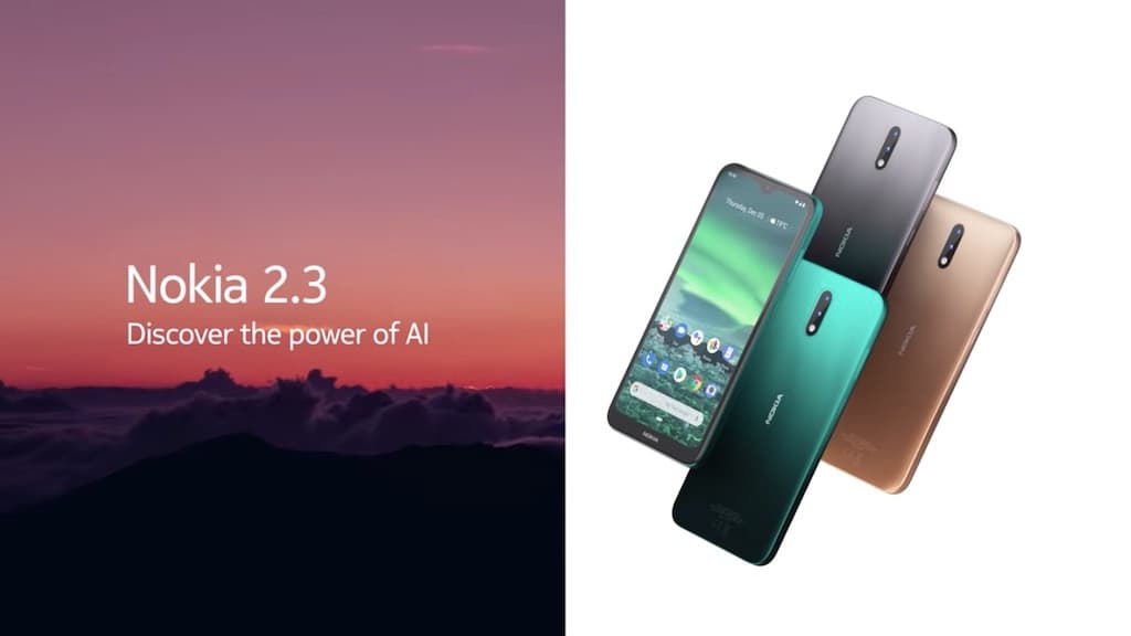 Nokia 2.3 chega a Portugal a preço baixo e quer levar a Inteligência Artificial a todos!