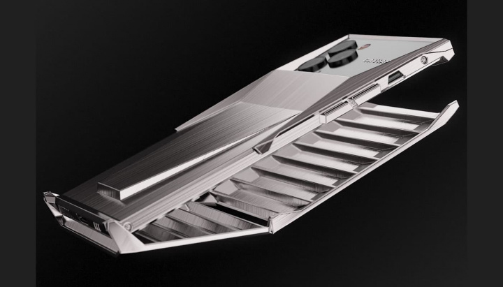 Imagem iphone 11 Pro Caviar inspirado no Cybertruck da Tesla
