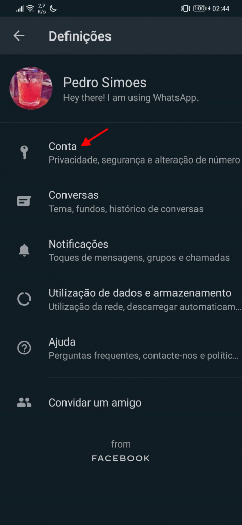 WhatsApp invisível desaparecer serviço mensagens