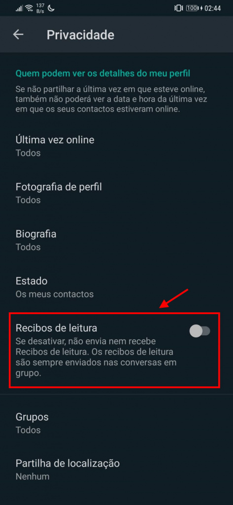 WhatsApp invisível desaparecer serviço mensagens