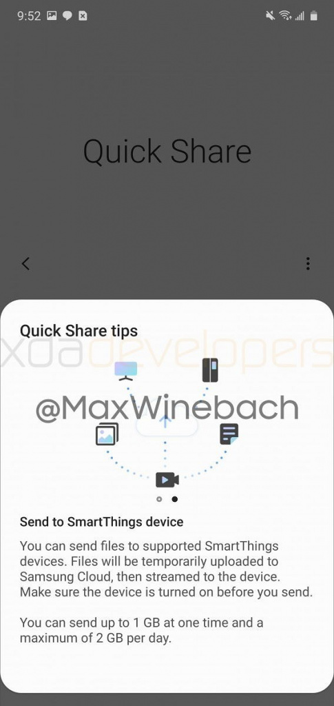 Quick Share Samsung Galaxy smartphones AirDrop
