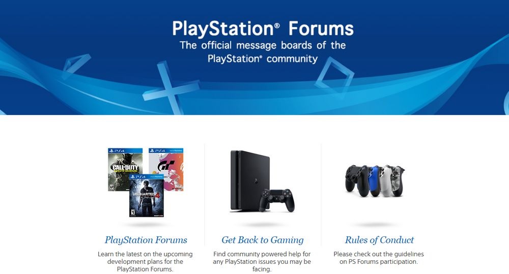 Sony anuncia que vai fechar os fóruns do site PlayStation.com dia 27 de fevereiro