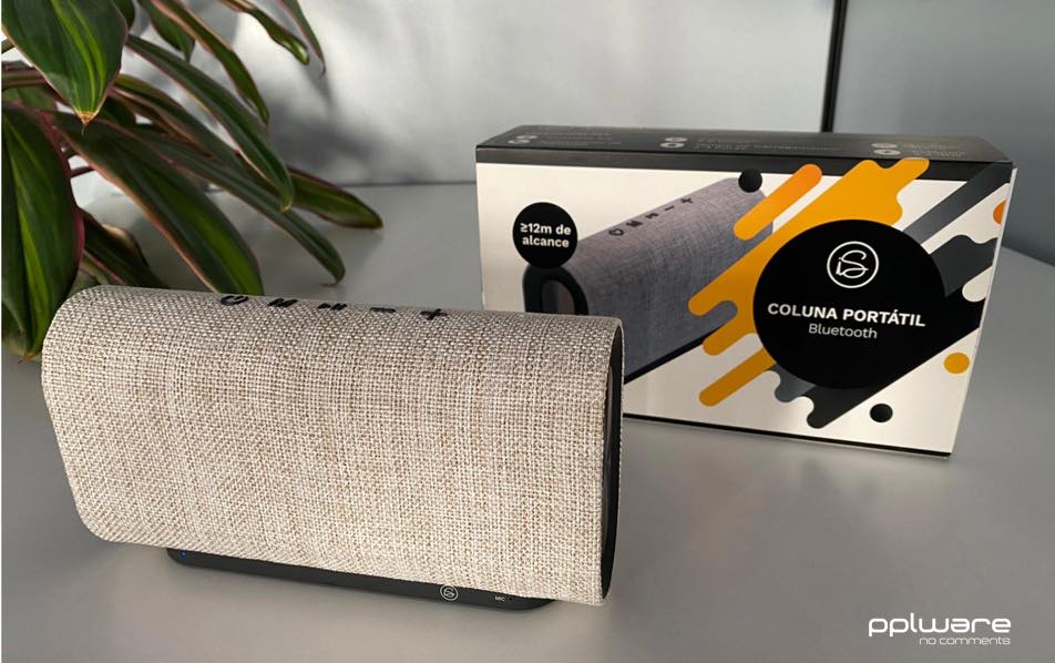 Coluna Portátil Bluetooth iServices: Som surpreendente e design elegante