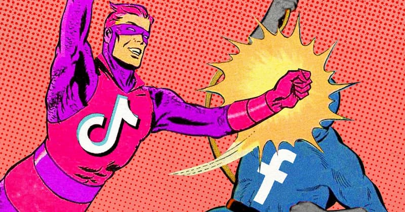 TikTok – A confusão não acaba. Empresa acusa Facebook de plágio