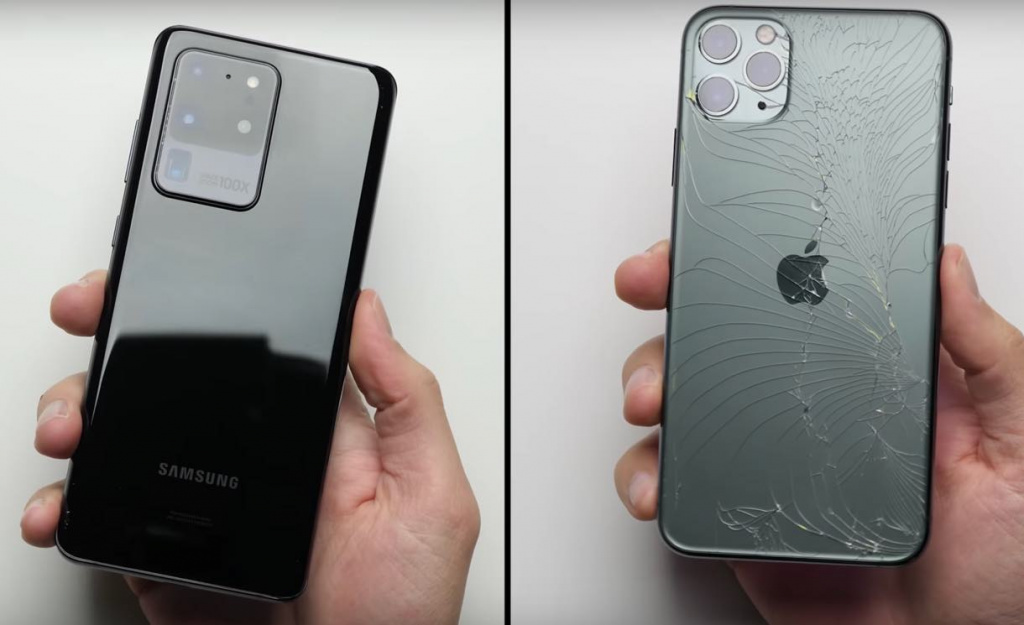 Samsung Galaxy S20 Ultra Vs iPhone 11 Pro! Qual o mais “duro”?