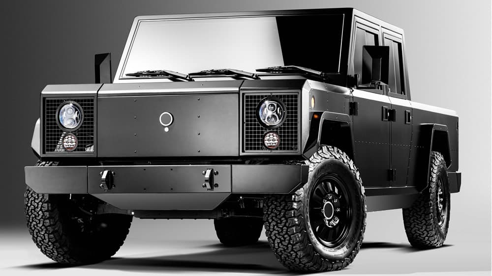 Plataforma da Bollinger poderá adaptar-se a vários veículos elétricos