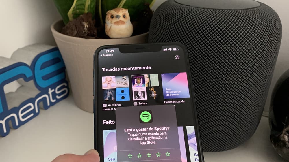Ativação de voz ‘Hey Spotify’ em testes que poderá ser para novo hardware