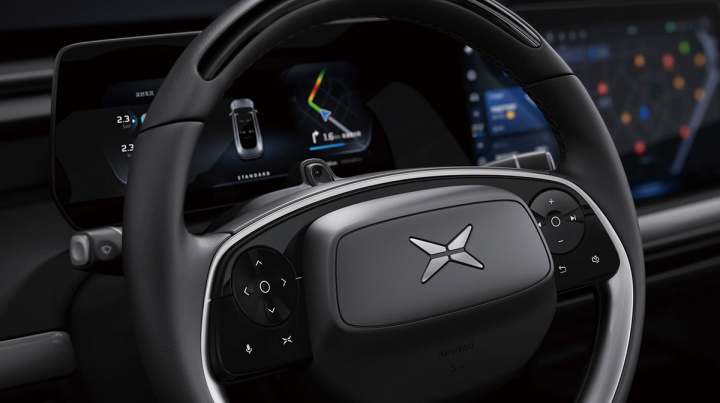 Interior do Xpeng P7