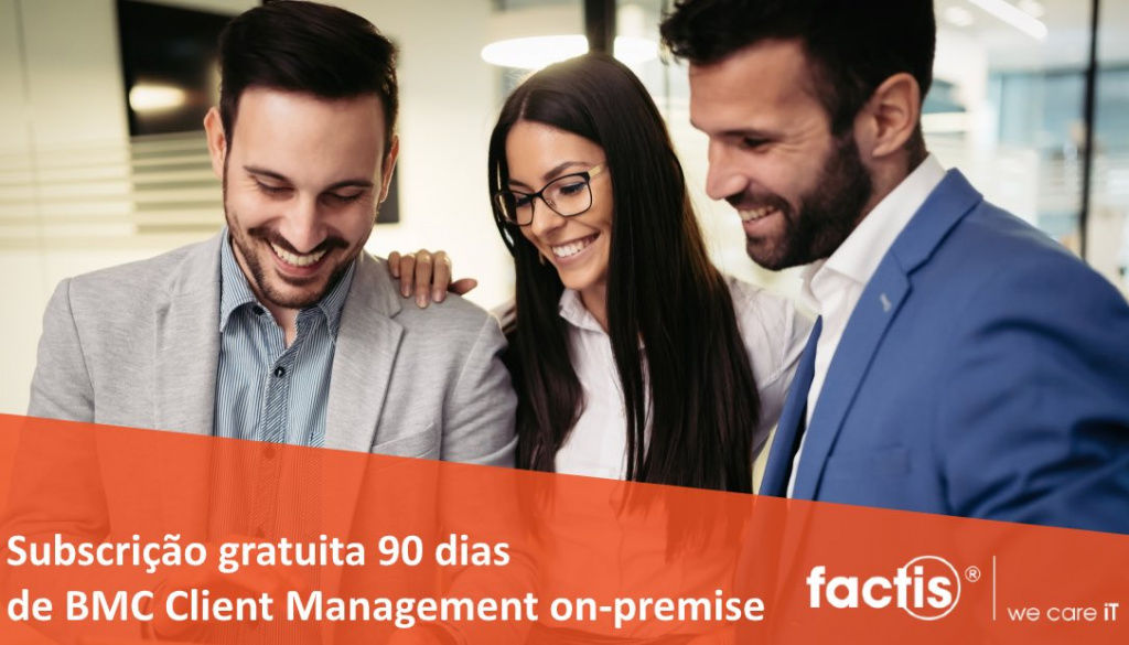 Subscrição gratuita 90 dias de BMC Client Management on-premise