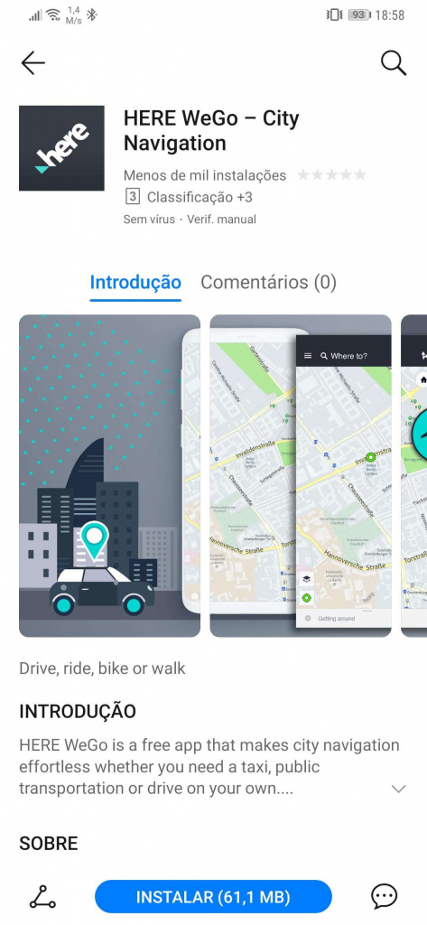 Huawei AppGallery Here app Google