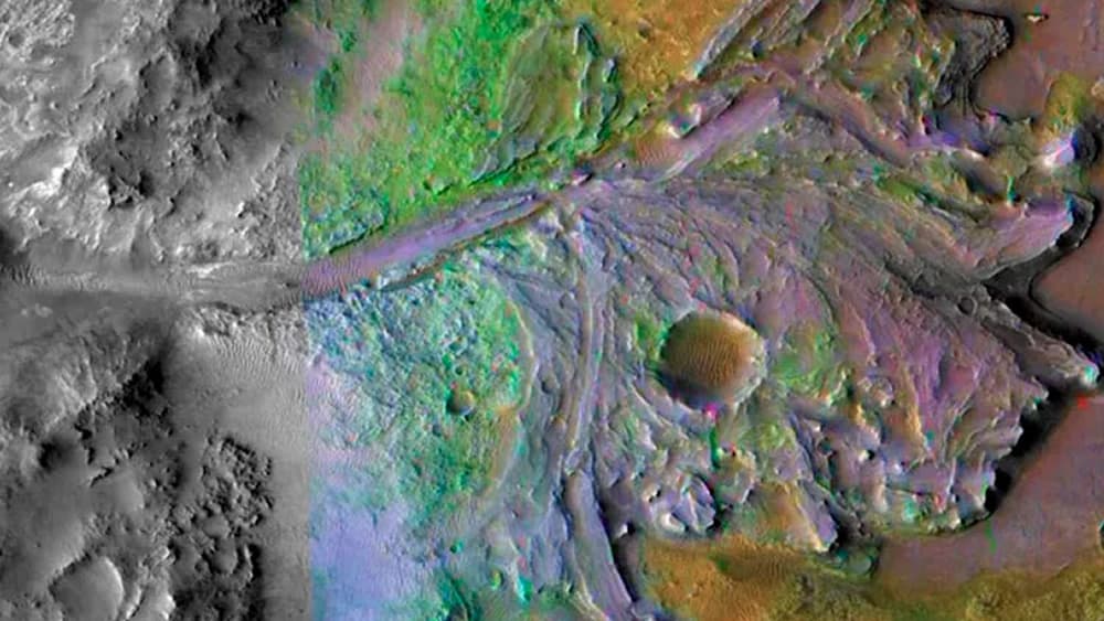 Novo estudo refere que a cratera Jezero em Marte pode abrigar sinais de vida