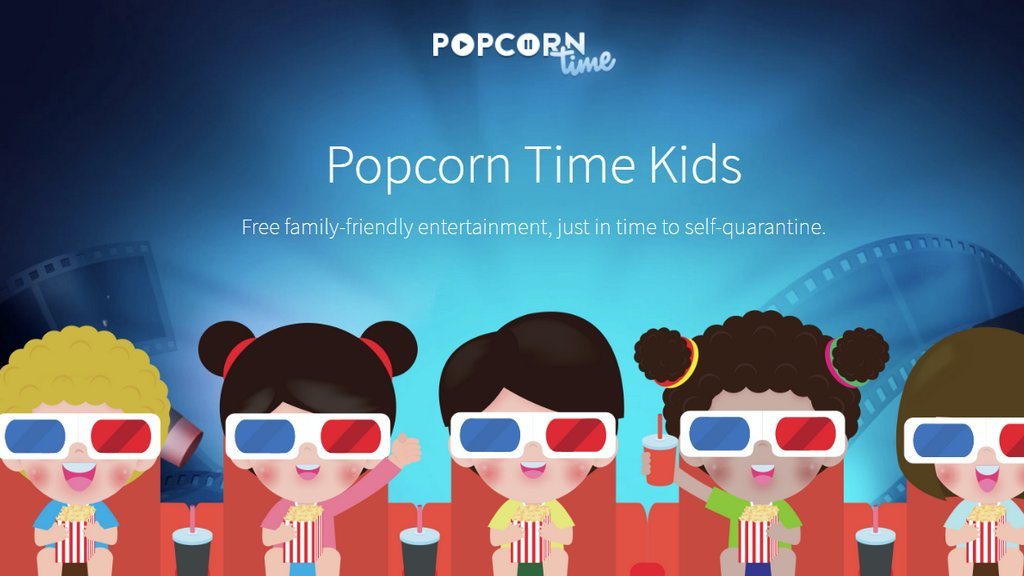 Popcorn Time lança serviço dedicado às crianças