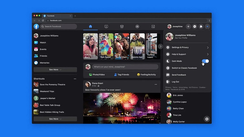 Novo visual do Facebook já está disponível para todos e traz Dark Mode