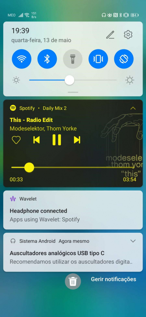 áudio Android headphones Wavelet música
