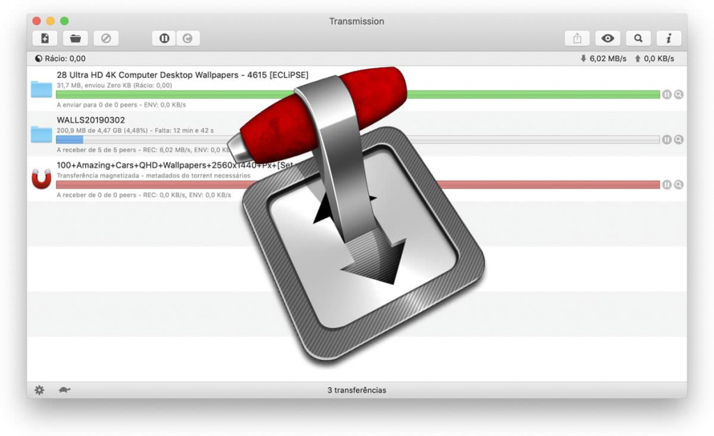 Transmission 3.00 para quem ainda usa torrents