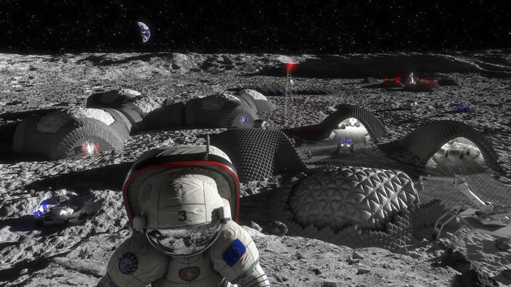 ESA quer fazer bases na Lua a partir de urina de astronauta