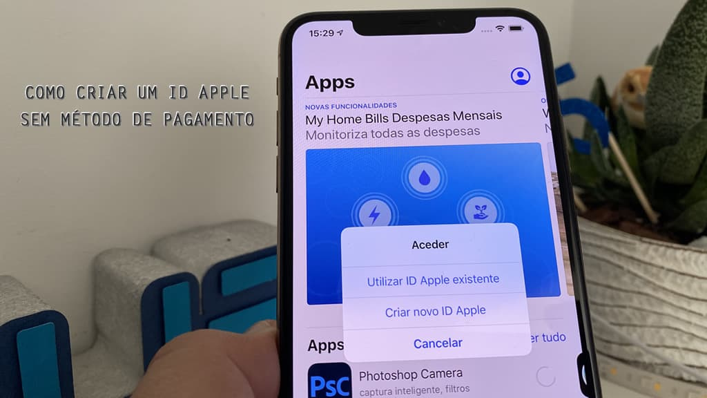 Como criar um ID Apple sem associar cartão de crédito ou outro método de pagamento