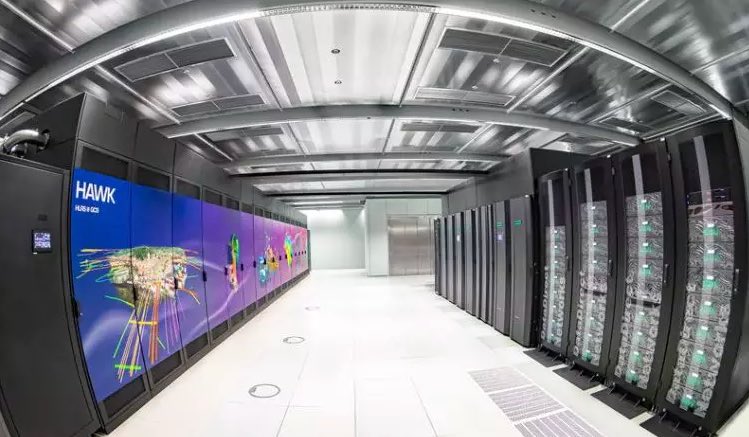 Faça uma visita guiada ao “Hawk” supercomputador da AMD