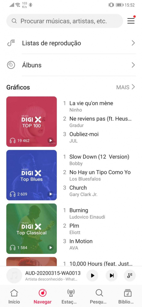 Huawei serviços smartphone Saúde Música Cloud