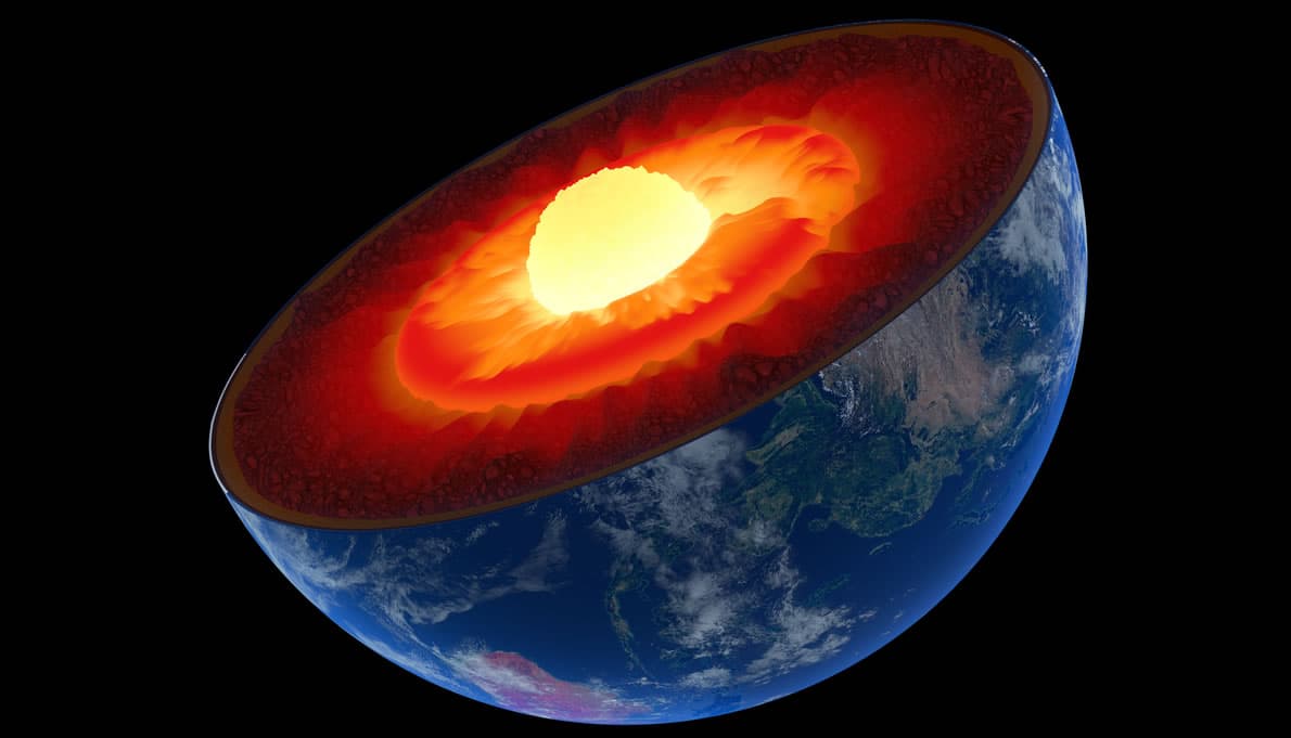 Cientistas descobrem enormes estruturas desconhecidas perto do núcleo da Terra