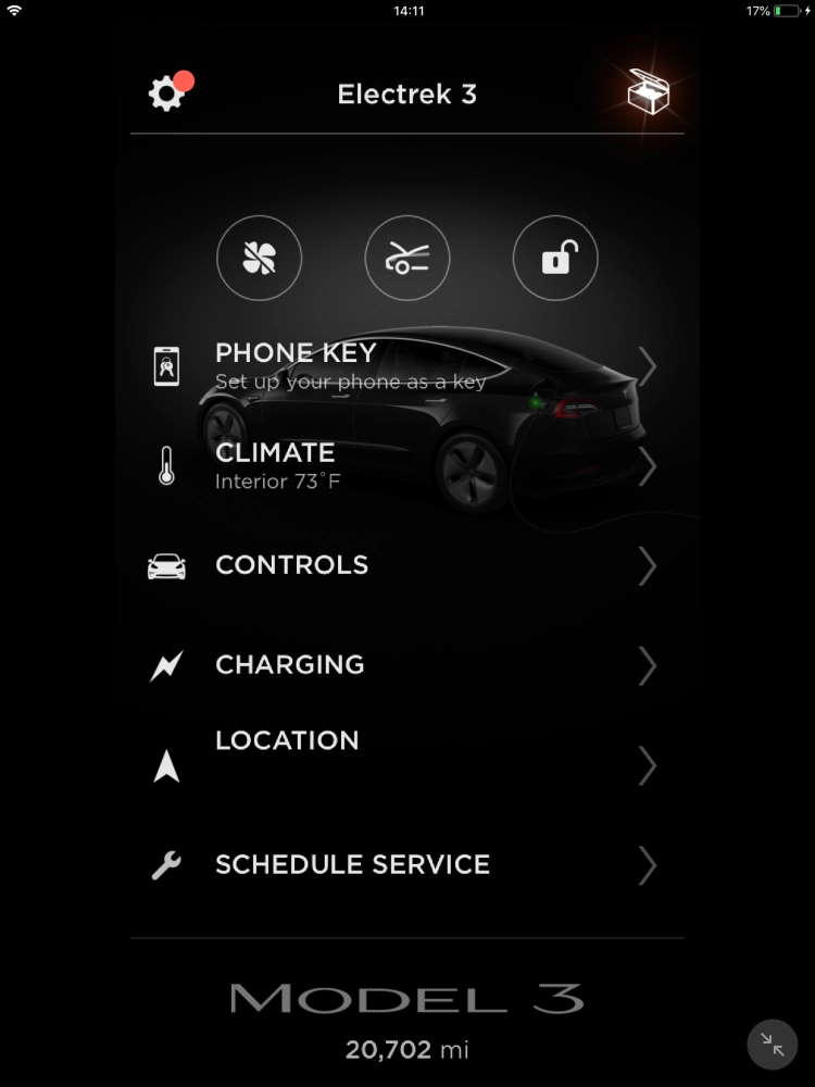 Tesla software carro emprestar elétrico