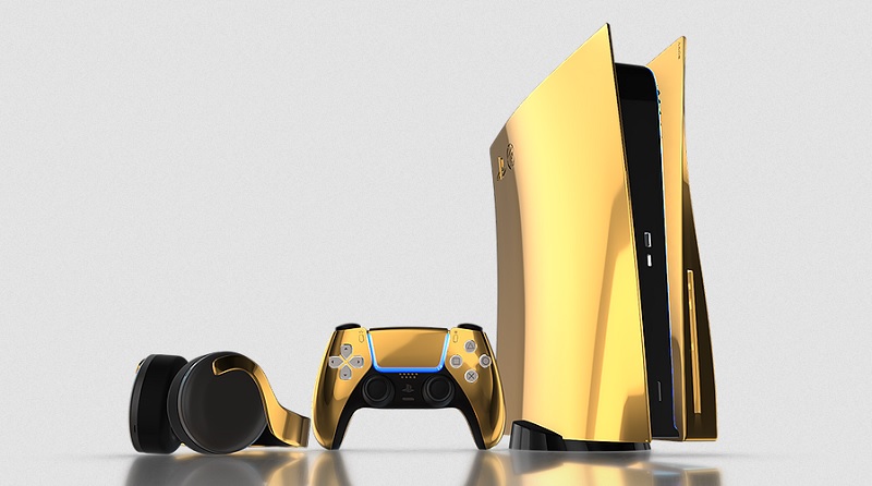 Conheça a edição especial da PlayStation 5 em ouro de 24 quilates