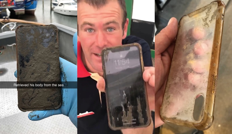 iPhone X submerso há 6 dias a 15 metros de profundidade ainda funciona