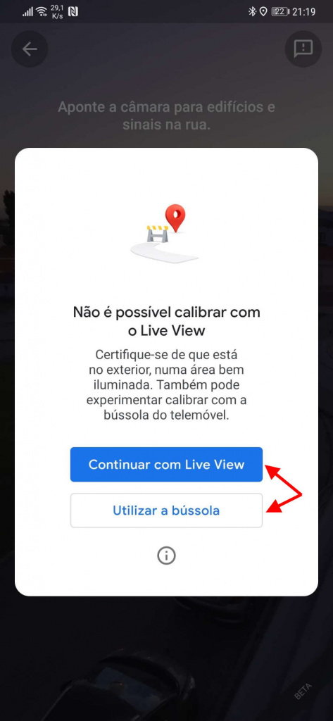 Google Maps Live Maps posição precisão