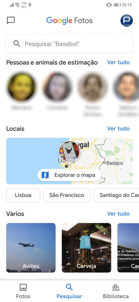 Google Photos mapa fotografias utilizadores