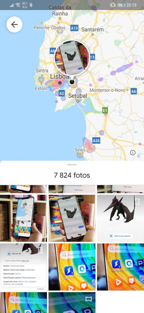 Google Photos mapa fotografias utilizadores