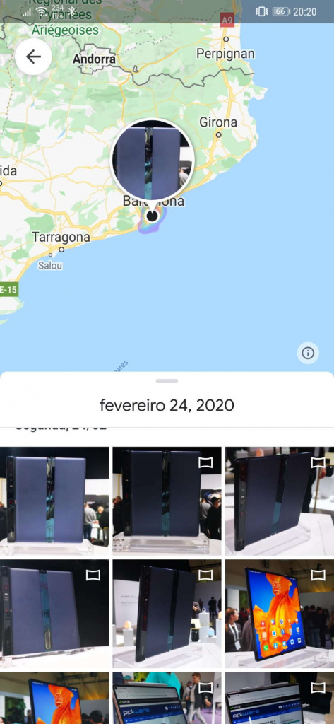 Google Photos mapa fotografias utilizadores