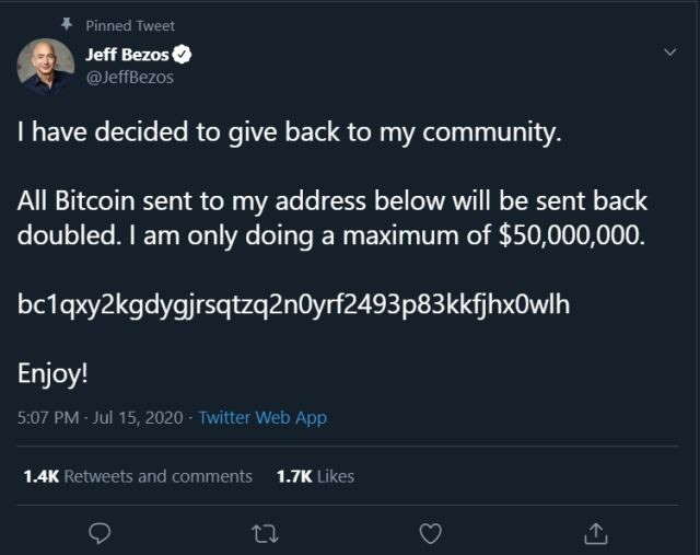 Twitter contas criptomoedas mensagens